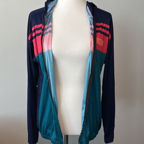 Tri Sirena Full Zip Hooded Lightweight Dri Fit Athletic Jacket Women's Large - Picture 3 of 9